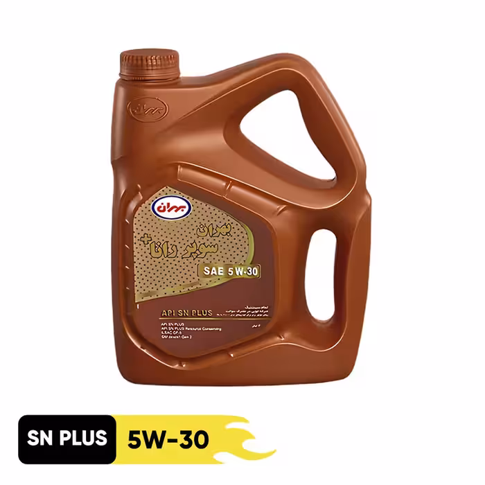 روغن موتور بهران مدل سوپر رانا پلاس 5W30 SN plus حجم 4 لیتر | کالا مکس