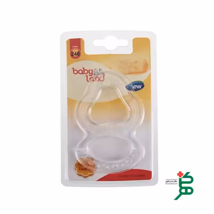 دندان گیر سیلیکونی بیبی لند مدل 246