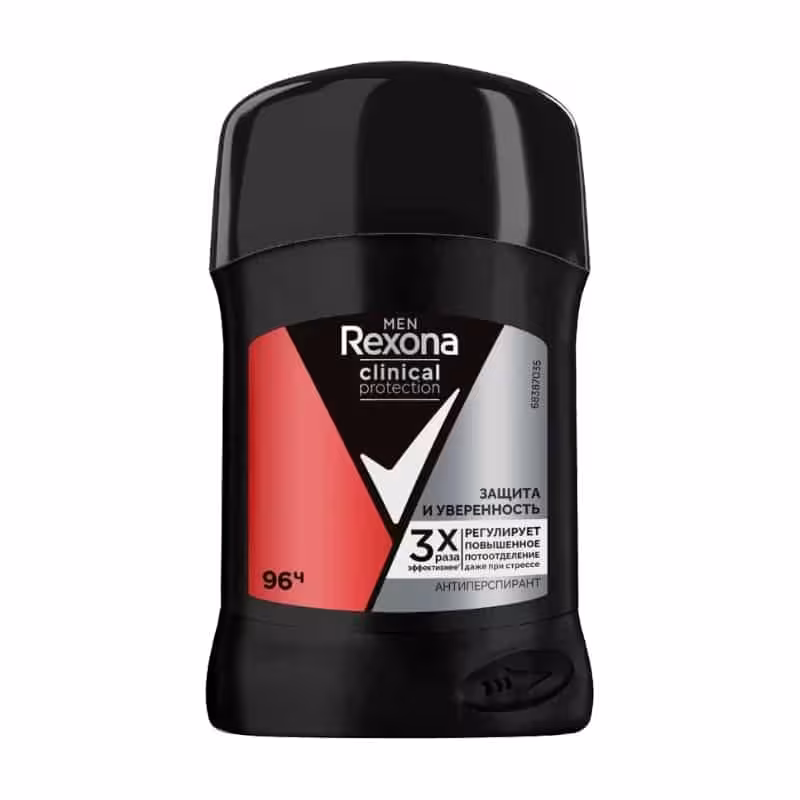 مام صابونی کلینیکال رکسونا Rexona مردانه مدل Protection Confidence حجم 50 میل