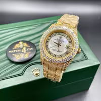 ساعت مردانه فول نگین رولکس دی دیت Rolex
