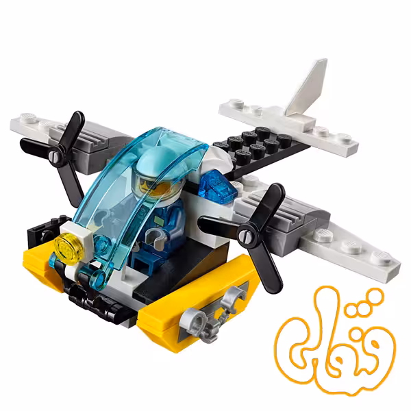 لگو ساختنی هلیکوپتر جزیره Prison Island Helicopter 30346