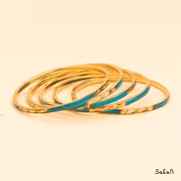 ست النگو 5 تایی هندی رنگی