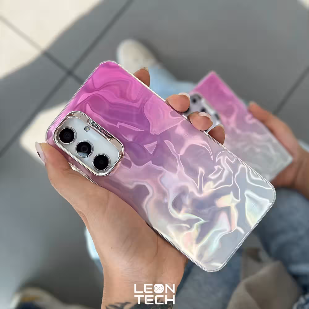 قاب صورتی موجی برای آیفون 12 پرو