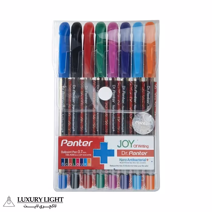 خودکار پنتر مدل نانو آنتی باکتریال کد DP-105 بسته 8 عددی