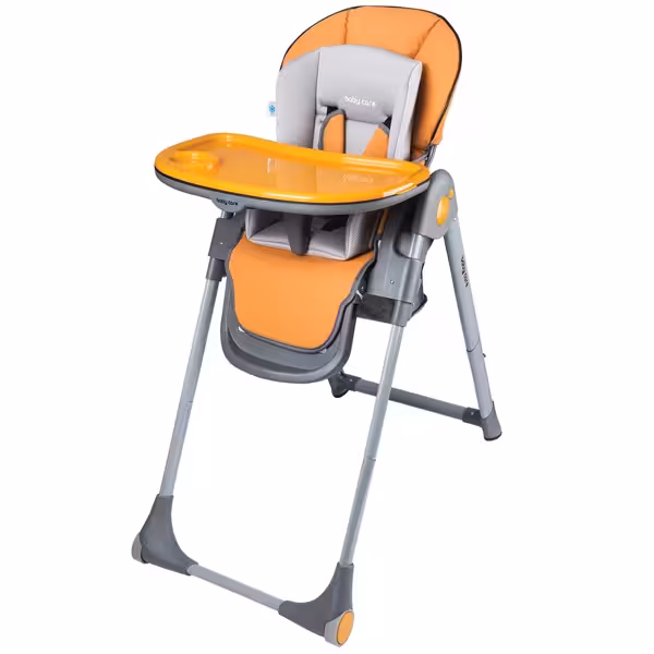 صندلی غذای کودک بیبی کر Baby Care مدل Flex رنگ نارنجی