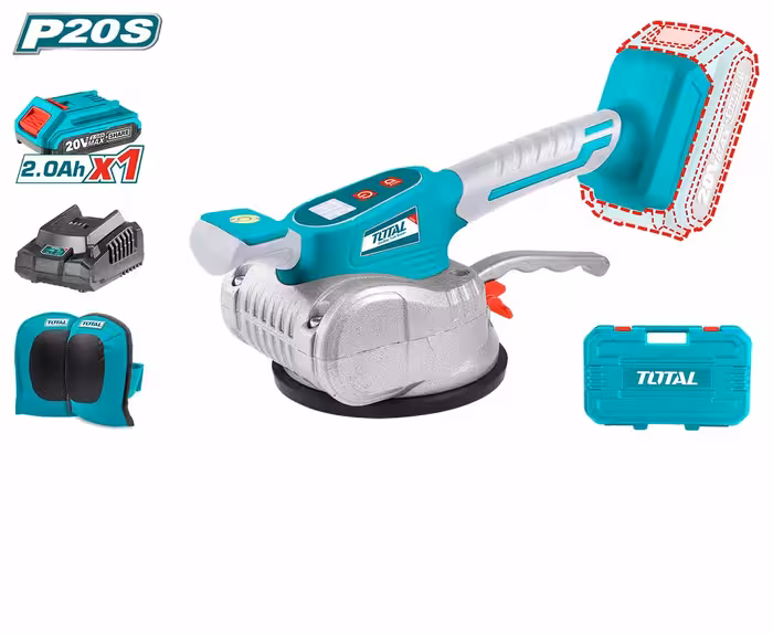 ویبراتور کاشی شارژی TOTAL 20V مدل TTVLI20101