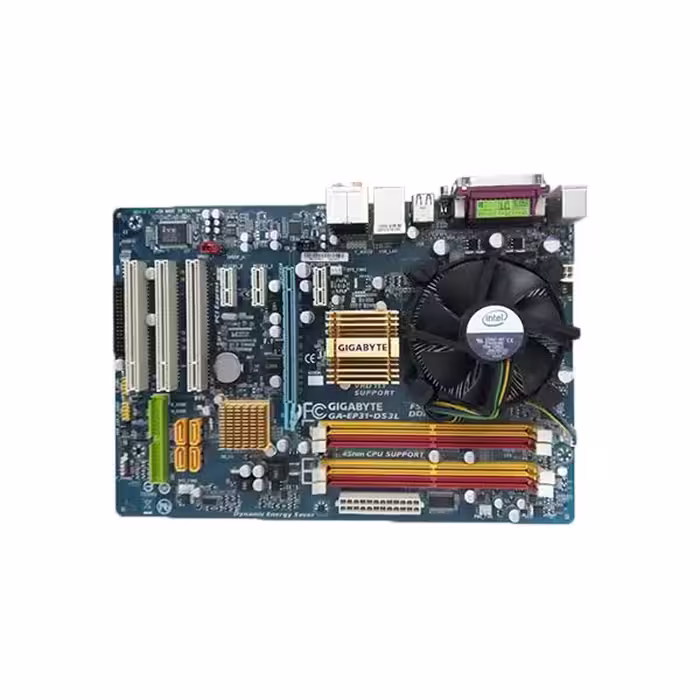 باندل مادربرد Gigabyte مدل  EP31-DS3L/CPU Dual core 5200