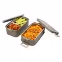 ظرف غذا لانچ باکس مدل 2BOX_delicious ظرفیت 1.5 لیتر