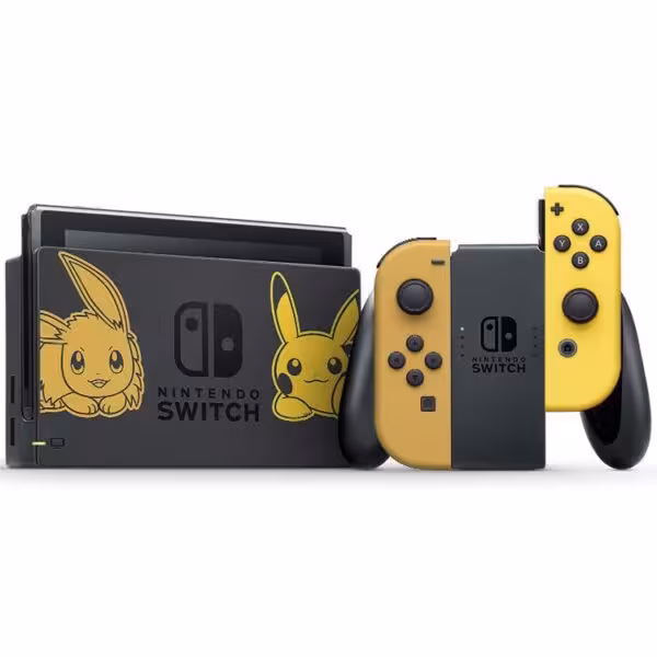 Nintendo Switch – Pikachu & Eevee Edition   Pokémon: Let’s Go, Pikachu! and Poke Ball Plus