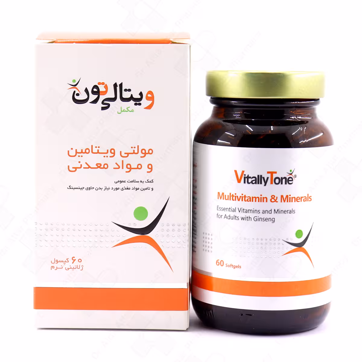 سافت ژل مولتی مینرال ویتالی تون قوطی 60 عددی