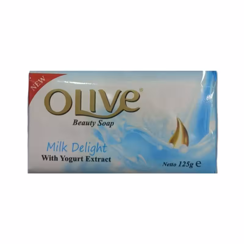 صابون اولیف 6 عددی هر عدد 125 گرم رایحه شیر برند olive