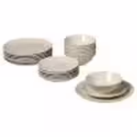 بشقاب 26cm کرم مدل Ikea FARGKLAR 704.796.63