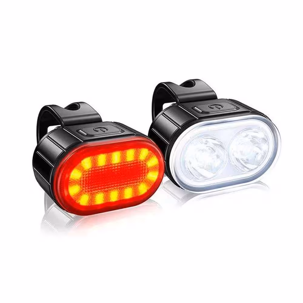 ست چراغ جلو و عقب دوچرخه مدل BTL-078