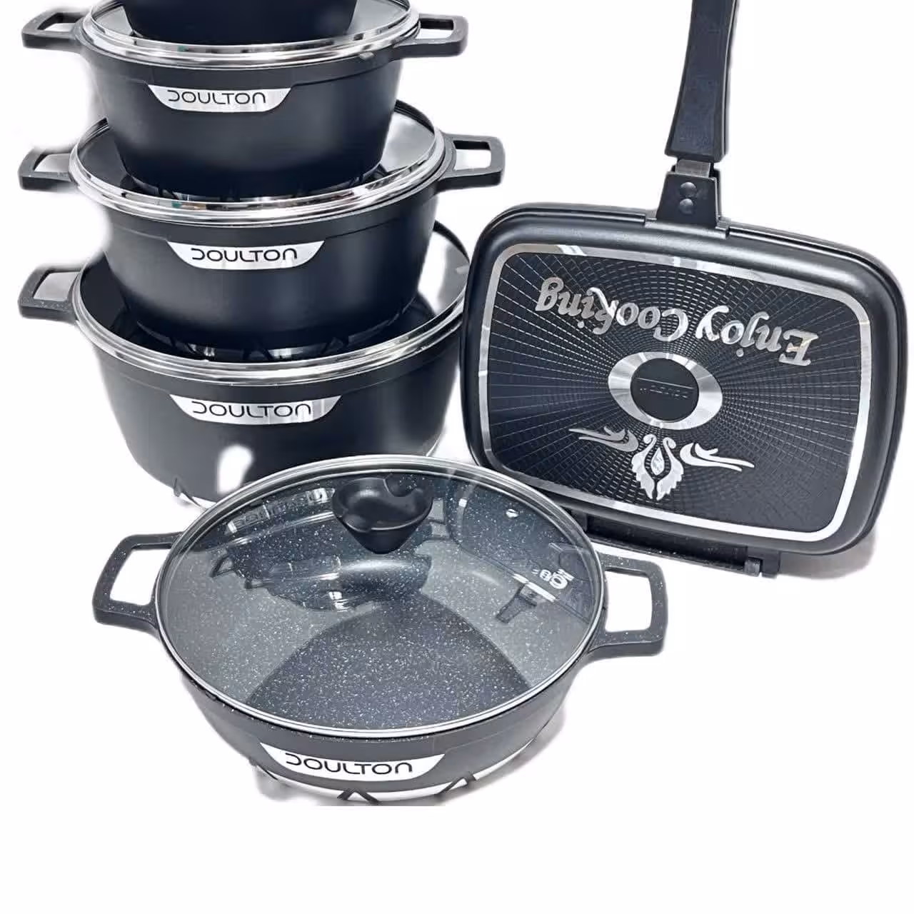 سرویس قابلمه 10 پارچه چدن دالتون