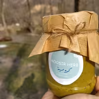 کره پسته بدون پوست پرچرب ارگانیک و صد درصد مغز 400 گرمی