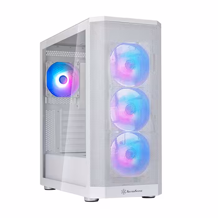 قیمت و خرید کیس کامپیوتر سیلوراستون Fara 514X-WG White - آبتین مال