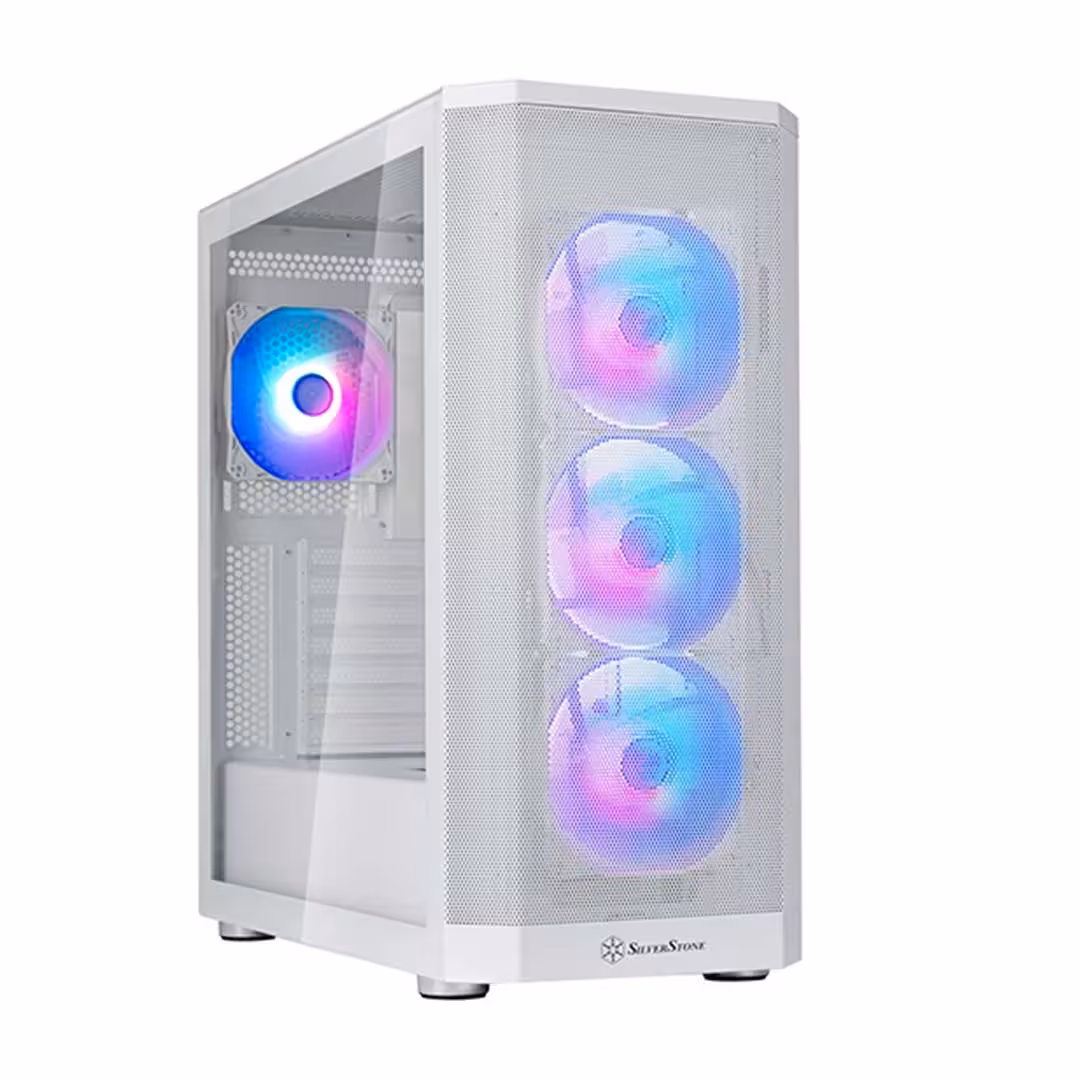 قیمت و خرید کیس کامپیوتر سیلوراستون Fara 514X-WG White - آبتین مال