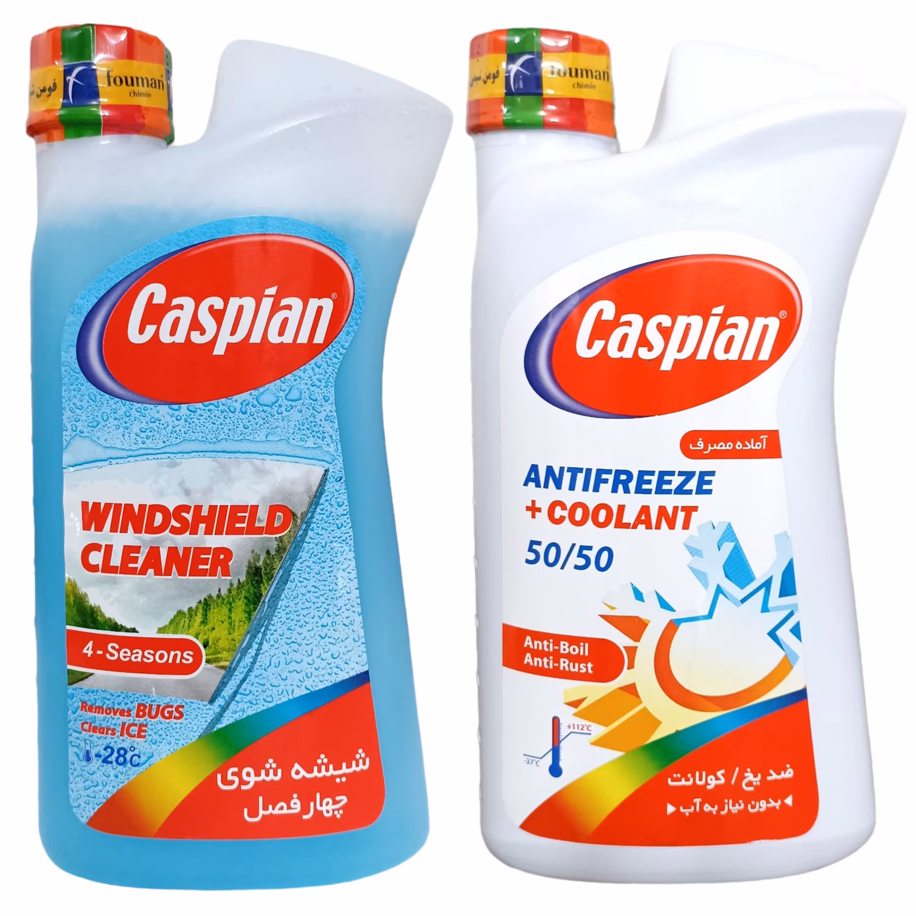 ضدیخ و شیشه شوی کاسپین مدل S334 وزن 1 کیلوگرم بسته 2 عددی