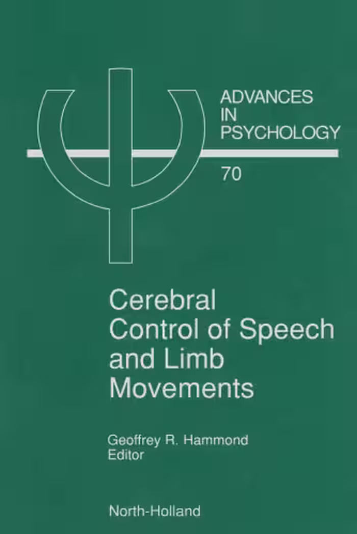 خرید و دانلود نسخه کامل کتاب Cerebral Control of Speech and Limb Movements