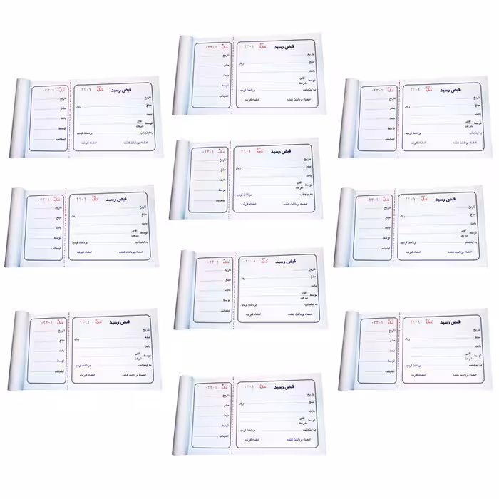 قبض رسید کد 110 شامل 10 بسته 100 عددی | چاوه