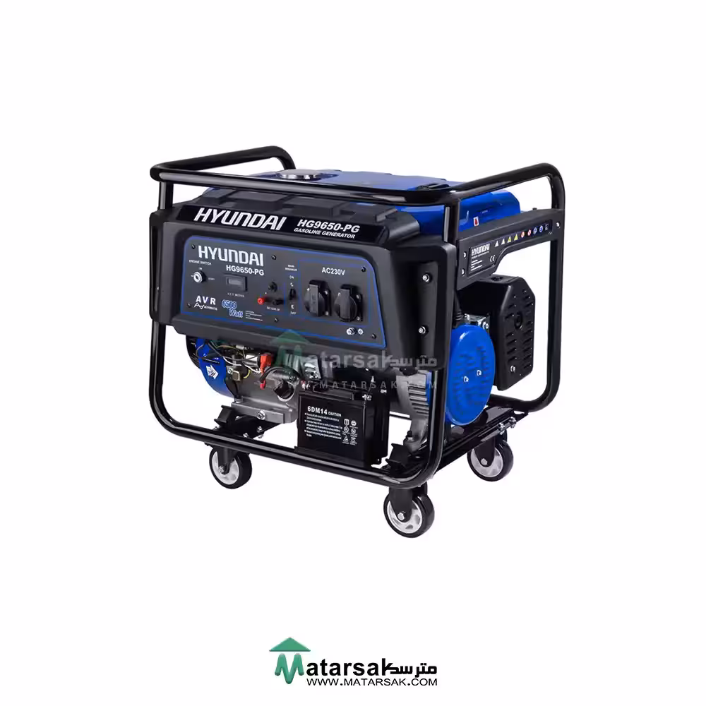 موتور برق 6.5 کیلو وات هیوندای HG 9650 PG
