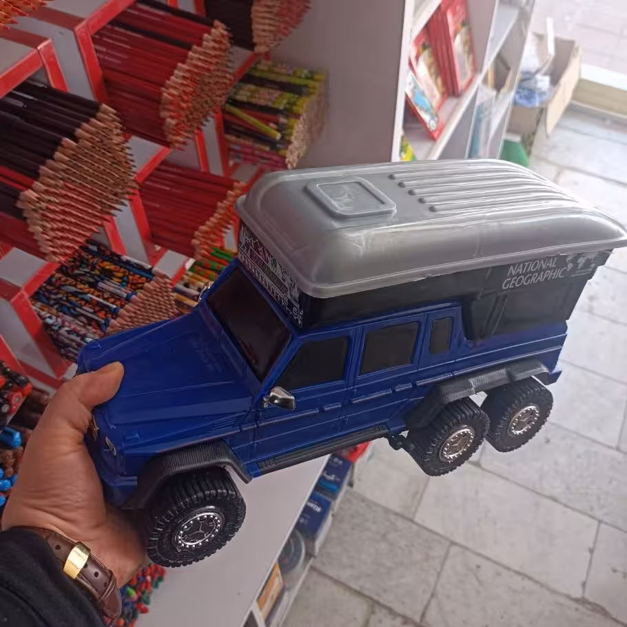ماشین بنز شش چرخ کمپردردار