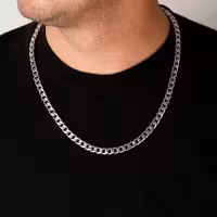 زنجیر مردانه کارتیر 7/5 میل با استیل 304 درجه یک .کد z21.