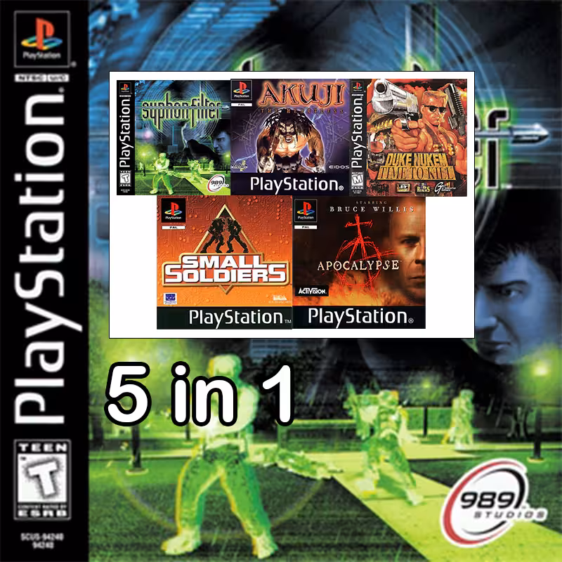 بازی پنج لبه اکشن پلی استیشن 1