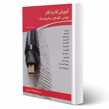 کتاب آموزش گام به گام طراحی الگوهای میکروبلیدینگ (حسینی - ظهور فن)