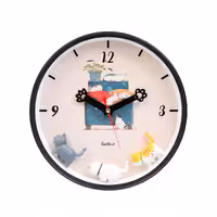 ساعت رومیزی دیواری فیگوردار گربه راویتا Cat on the chair - B