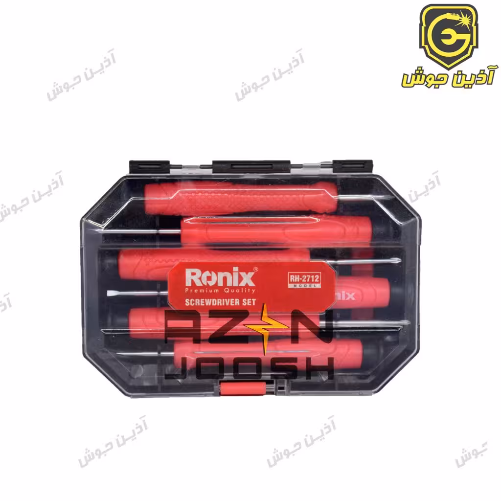 پیچ گوشتی ساعتی ست 6 تایی رونیکس Ronix مدل RH-2712