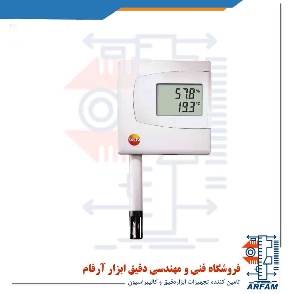 ترنسمیتر دما و رطوبت 2 کانال با خروجی انالوگ تستو TESTO 6621