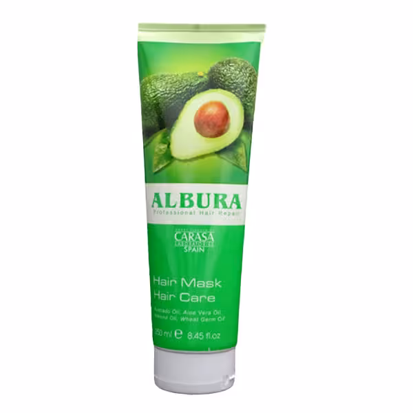 ماسک موی سر آلبورا با روغن آووکادو حجم 250 میل لیتر ALBOURA