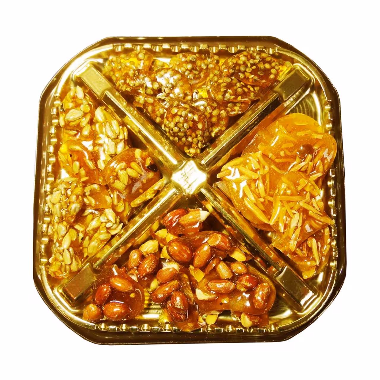 سوهان چهار مغز عسلی 300 گرمی