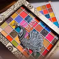 پالت سایه 48 رنگ طرح طاووس رومانتیک Romantic color pallet