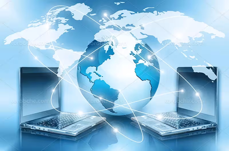 عکس مفهومی اینترنت جهانی | گرافیک با طعم تربچه