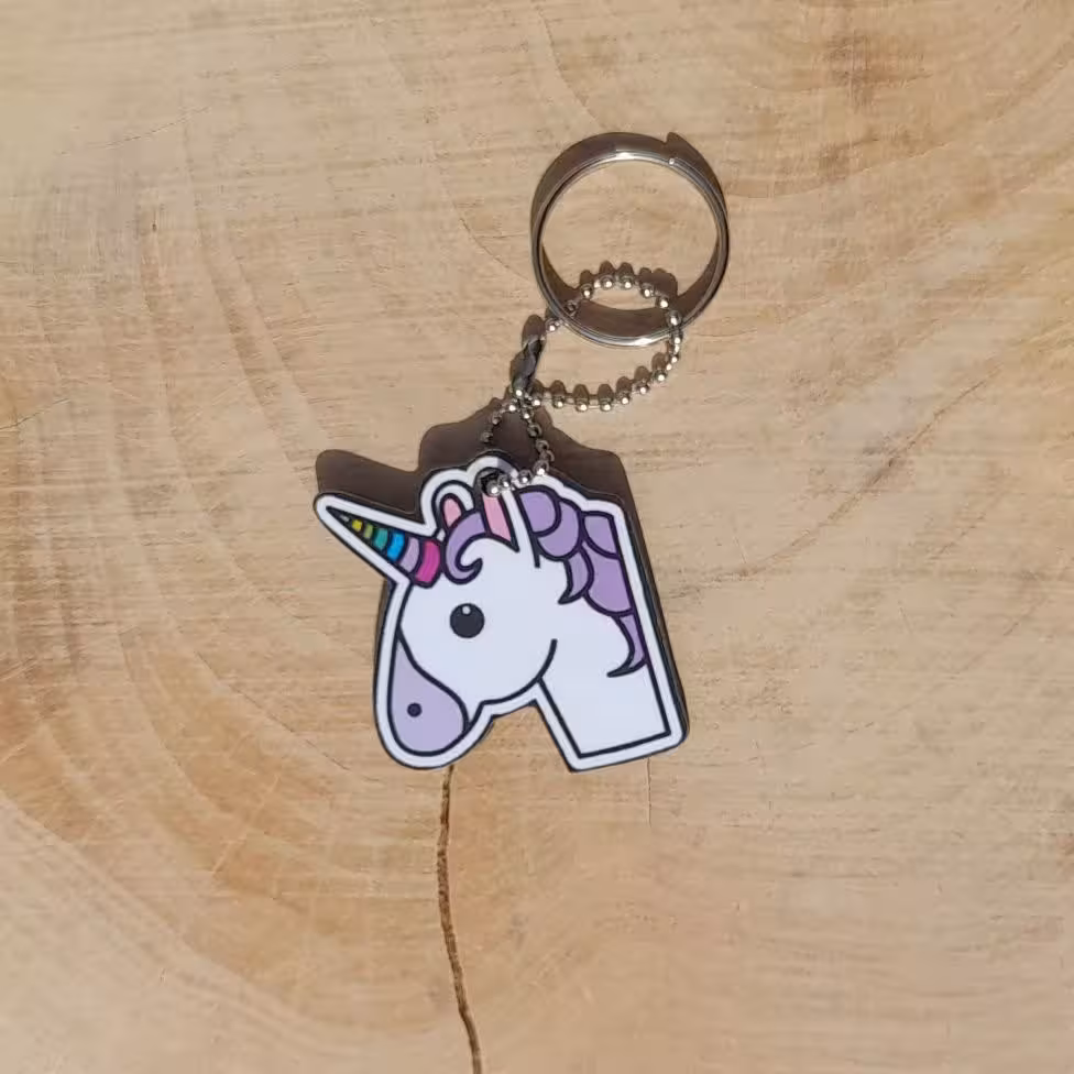 جاکلیدی طرح اسب تک شاخ 