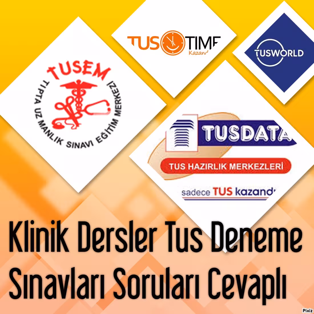 خرید و دانلود نسخه کامل کتاب Klinik Dersler Tus Deneme Sınavları Soruları Cevaplı