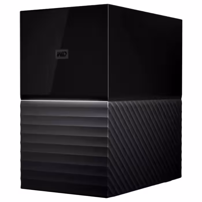 هارد اکسترنال وسترن دیجیتال مدل MY BOOK DUO 44TB WD ظرفیت 44 ترابایت دارای رابط USB Type-A 3.2