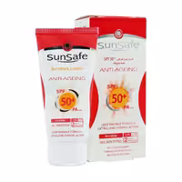 کرم ضد آفتاب و ضد چروک سان سیف بی رنگ SPF50