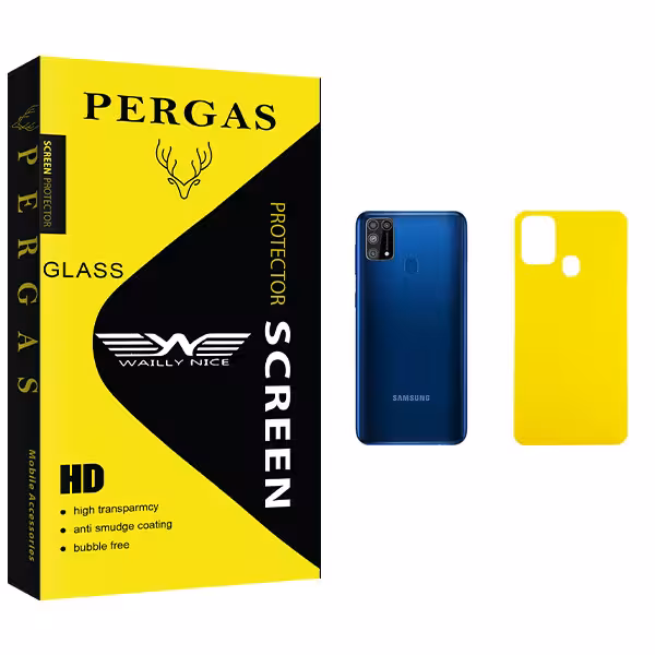 محافظ پشت گوشی وایلی نایس مدل Pergas Glass مناسب برای گوشی موبایل سامسونگ Galaxy M31