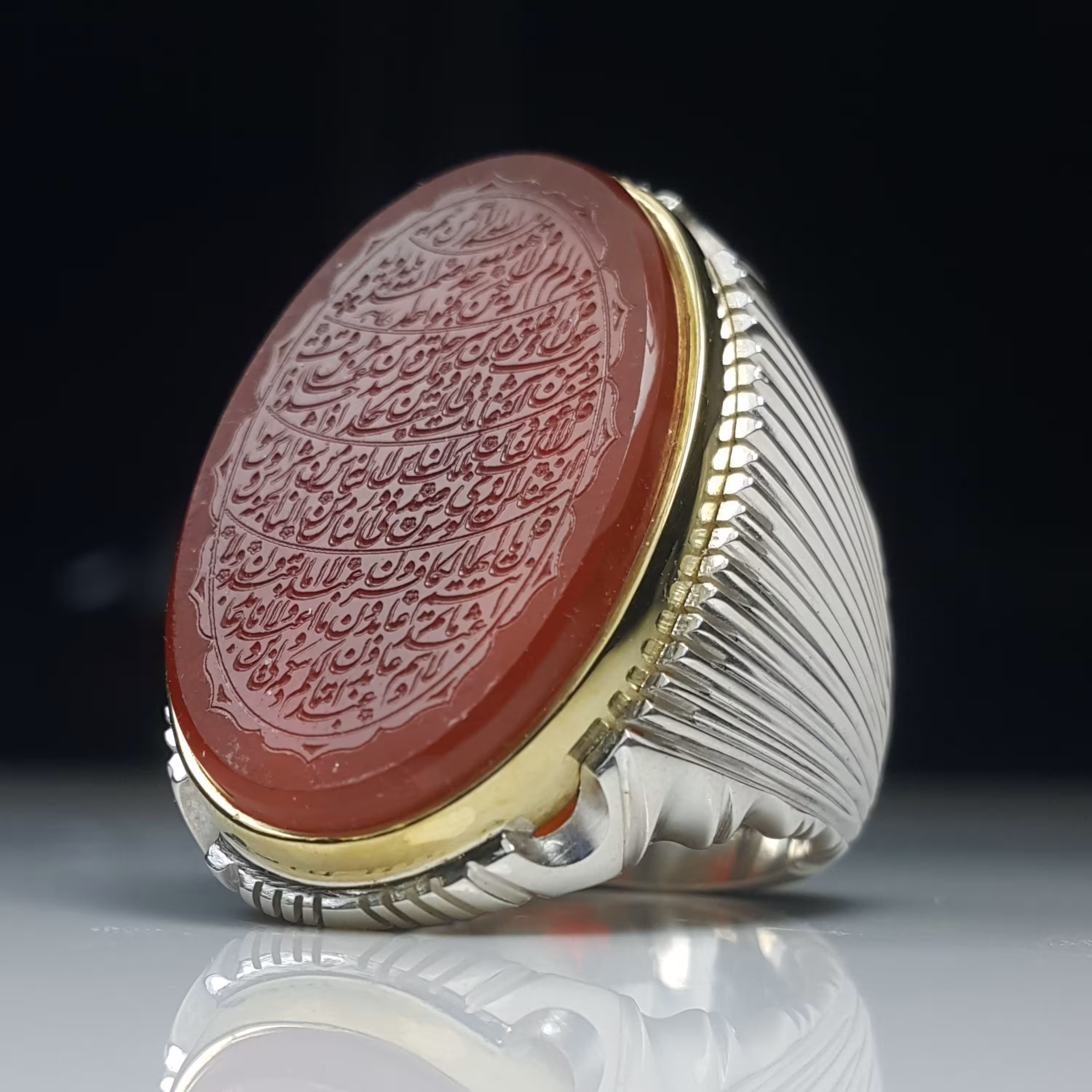 انگشتر عقیق سرخ یمن (3)