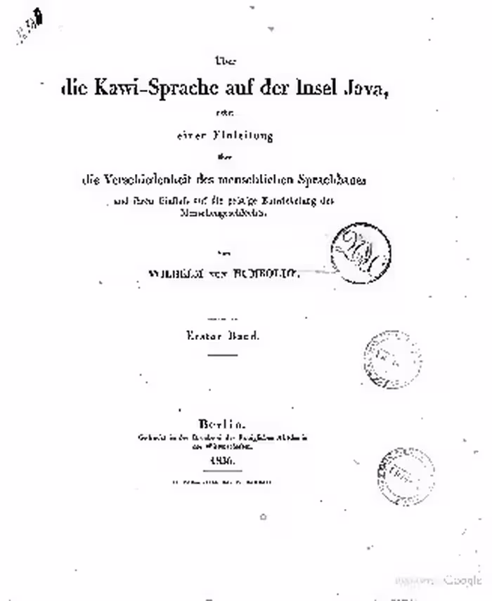 خرید و دانلود نسخه کامل کتاب Yber die Kawi-Sprache auf der Insel Java, nebst einer Einleitung in die Verschiedenheit des menschlichen Sprachbaus und ihren Einfluss auf die geistige Entwicklung des Menschengeschlechts