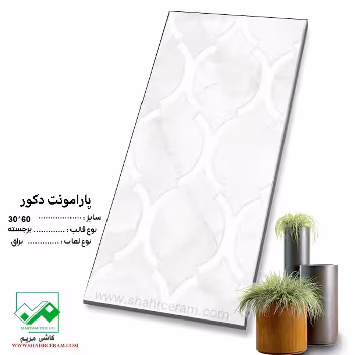 سرامیک پارامونت دکور 60*30 کاشی مریم