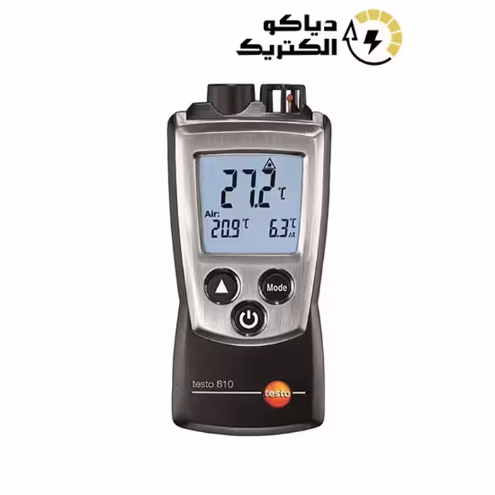 ترمومتر دیجیتال لیزری دو کانال با سنسور دمای محیطی تستو TESTO 810