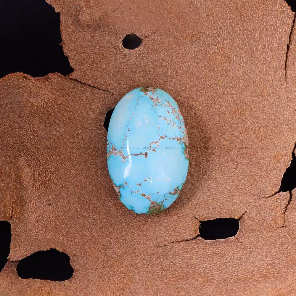 نگین فیروزه شجری کد 11619 - جواهری مشاهیر