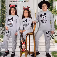 بلوز و شلوار دخترانه و پسرانه اسپرت سایز1تا8 سال جنس عالی تضمین پارچه بعد از شستشو 