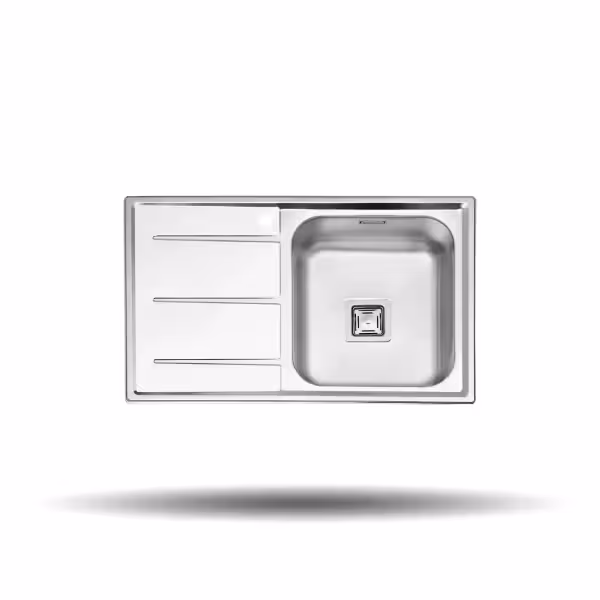 سینک ظرفشویی نیمه فانتزی توکار پرنیان استیل مدل PS 2213