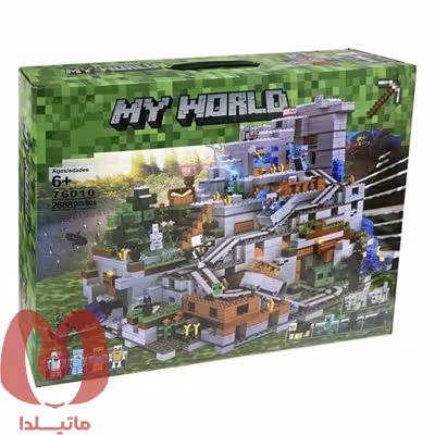 ساختنی لگو ماینکرافت نبرد برای قلعه 2688 قطعه مدل 76010 Minecraft
