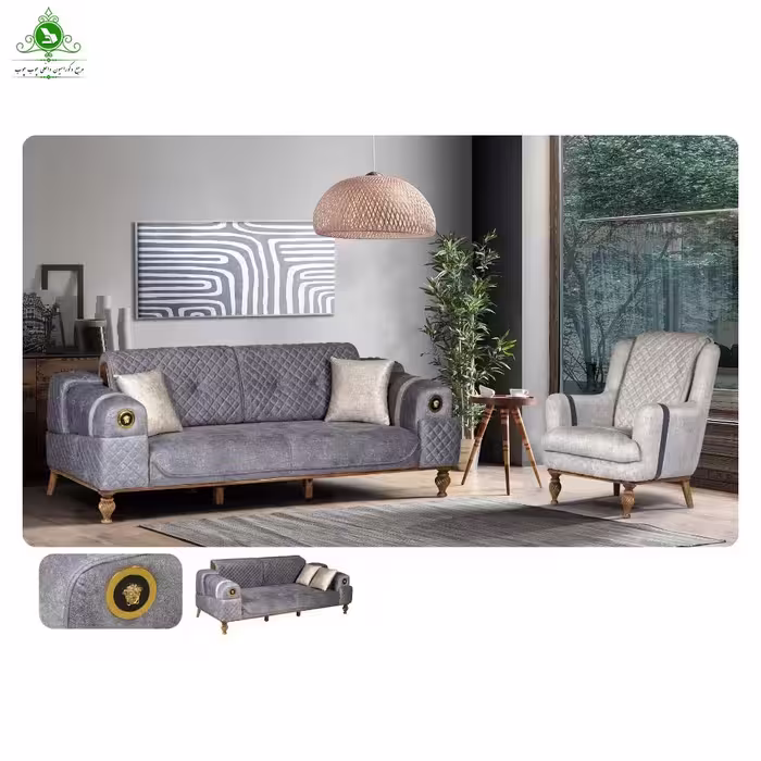 مبل راحتی هشت نفره مدل فارست